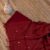 Maroon Cotton Kurta with Mirror-Work Linen Dupatta