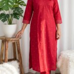 Cherry Red South Cotton Co-ord Set